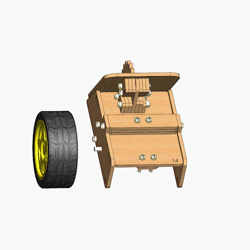 Animação da Fixação das Rodas