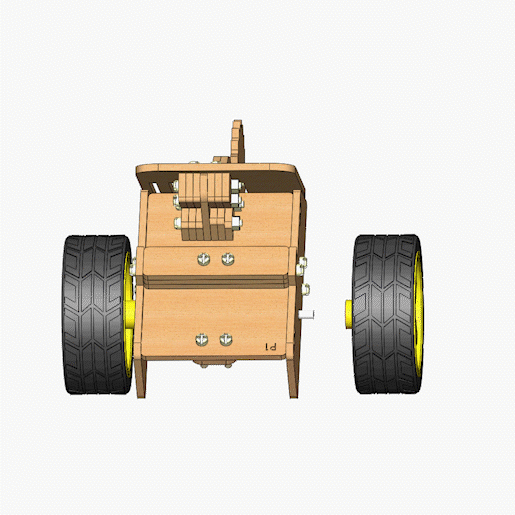 Animação da Fixação das Rodas