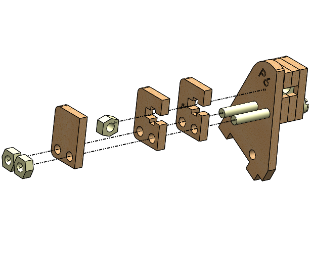 Finalização do suporte do escudo