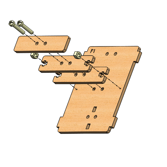Fixação da base P1