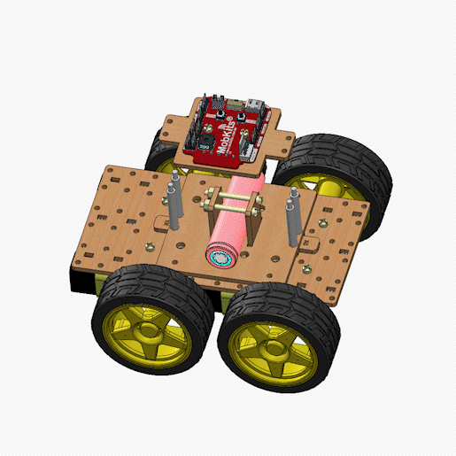 Animação do Encaixe da Placa de Controle