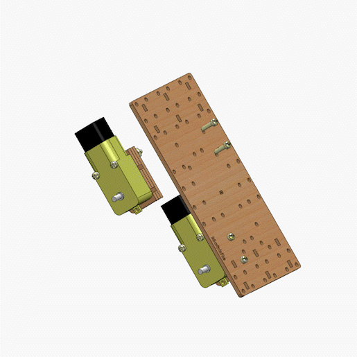 Animação da fixação dos motores