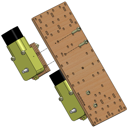Fixação dos Motores na peça R0